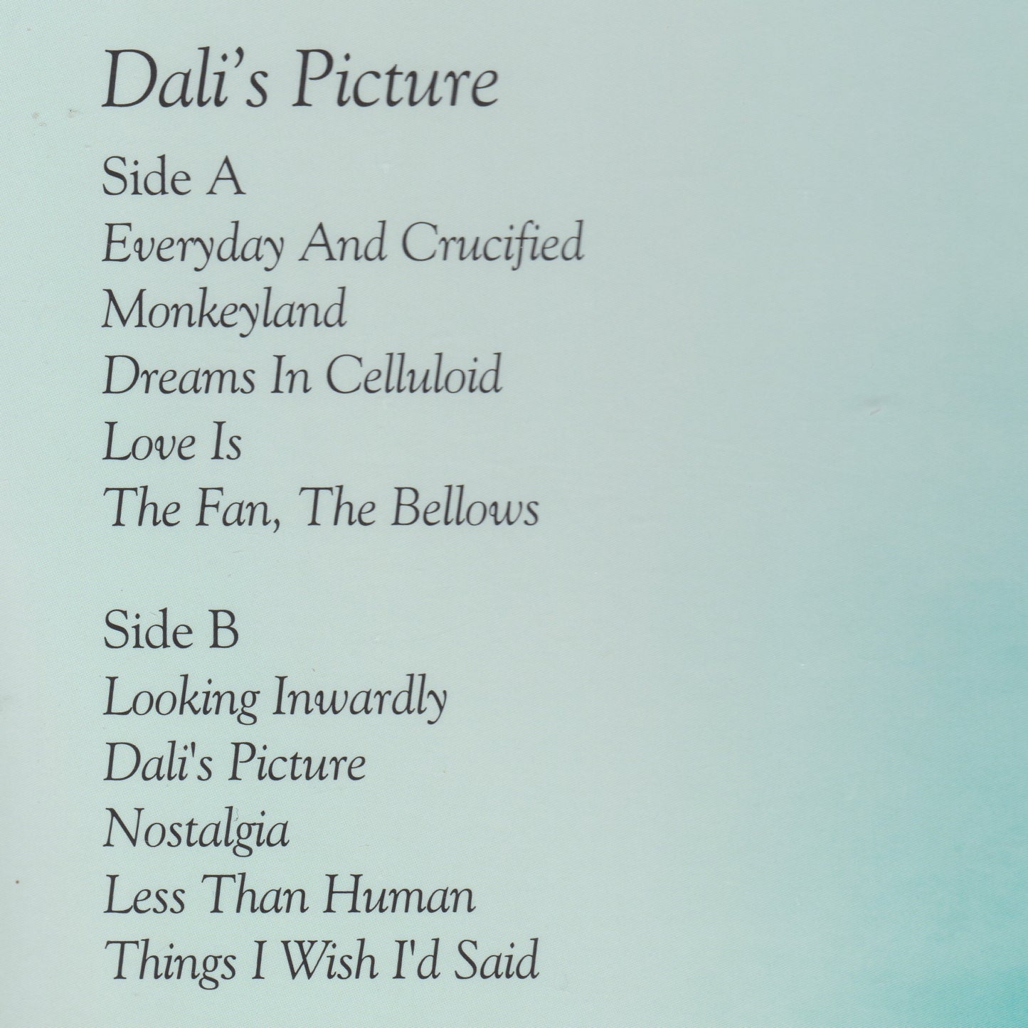 The Chameleons – Dali's Picture / Aufführung In Berlin (Blue Apple 2022) 2x12" vinyl LP New