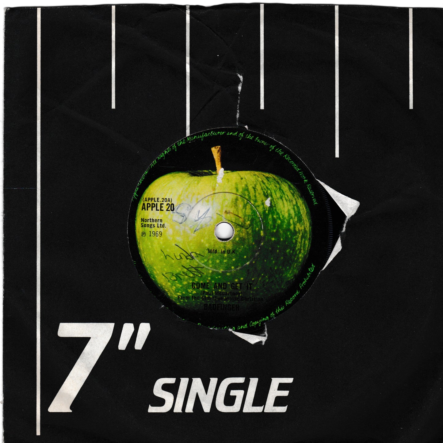 Badfinger ‎– Come And Get It (Apple 1969) 7" vinyl single G/-