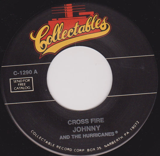 Johnny And The Hurricanes – Cross Fire / Beatnik Fly (Collectables) 7" vinyl single US VG/- jukebox