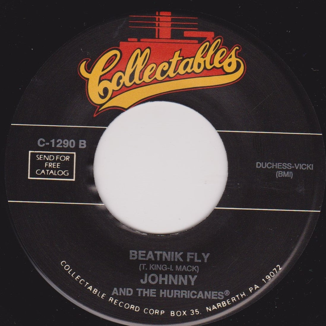 Johnny And The Hurricanes – Cross Fire / Beatnik Fly (Collectables) 7" vinyl single US VG/- jukebox