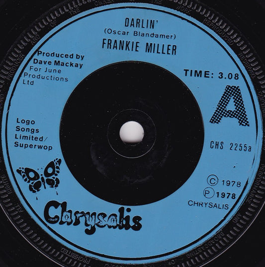 Frankie Miller – Darlin' (Chrysalis 1978) 7" vinyl single VG/-