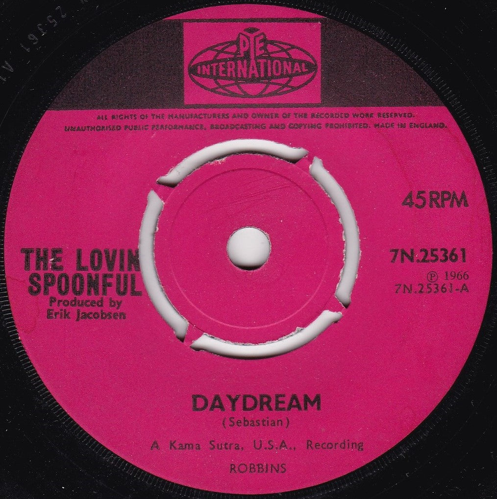 The Lovin' Spoonful - Daydream (Pye 1966) 7" vinyl single G+/-