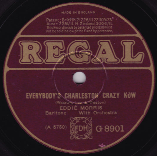 Eddie Morris - Everybody's Charleston Crazy Now (Regal) 10" shellac VG/-