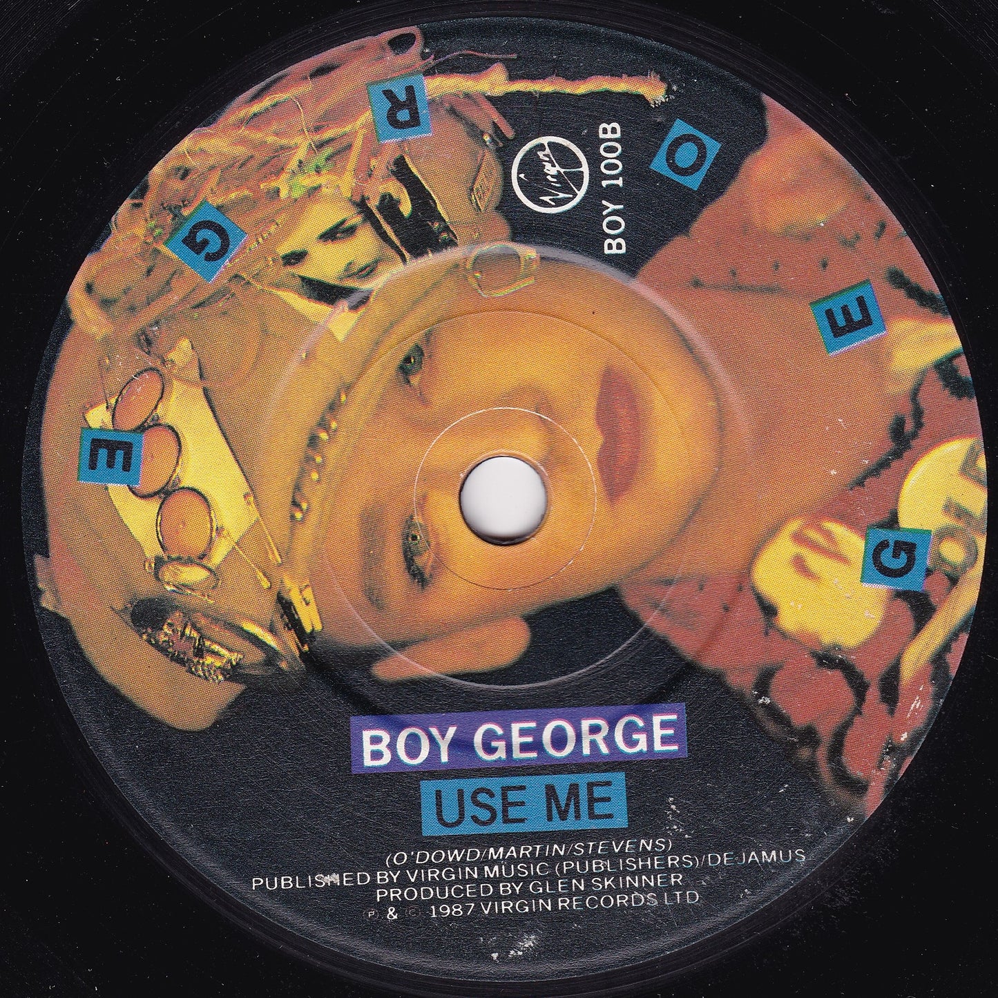 Boy George - Everything I Own (Virgin 1987) 7" vinyl P/S single G+/VG