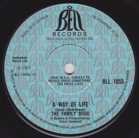 The Family Dogg - A Way Of Life (Bell 1969) 7" vinyl single G+/-
