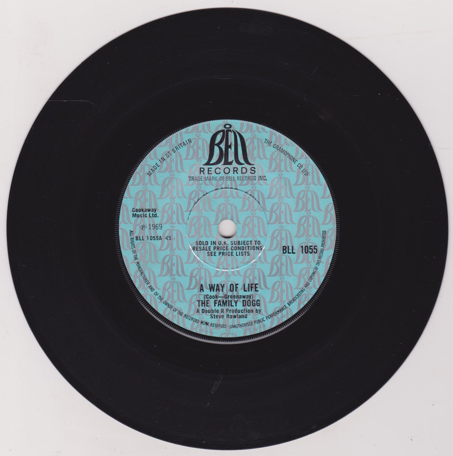 The Family Dogg - A Way Of Life (Bell 1969) 7" vinyl single G+/-
