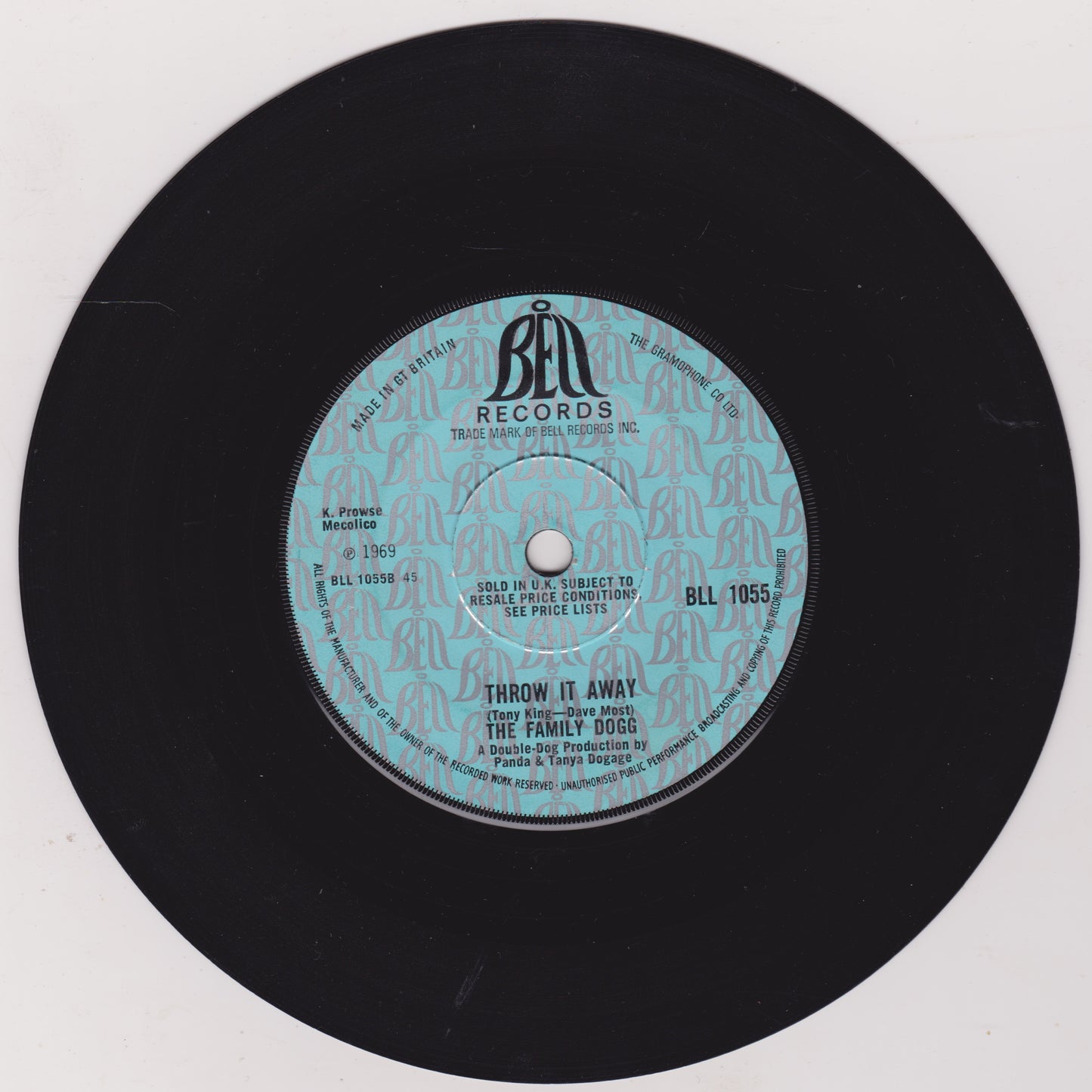 The Family Dogg - A Way Of Life (Bell 1969) 7" vinyl single G+/-