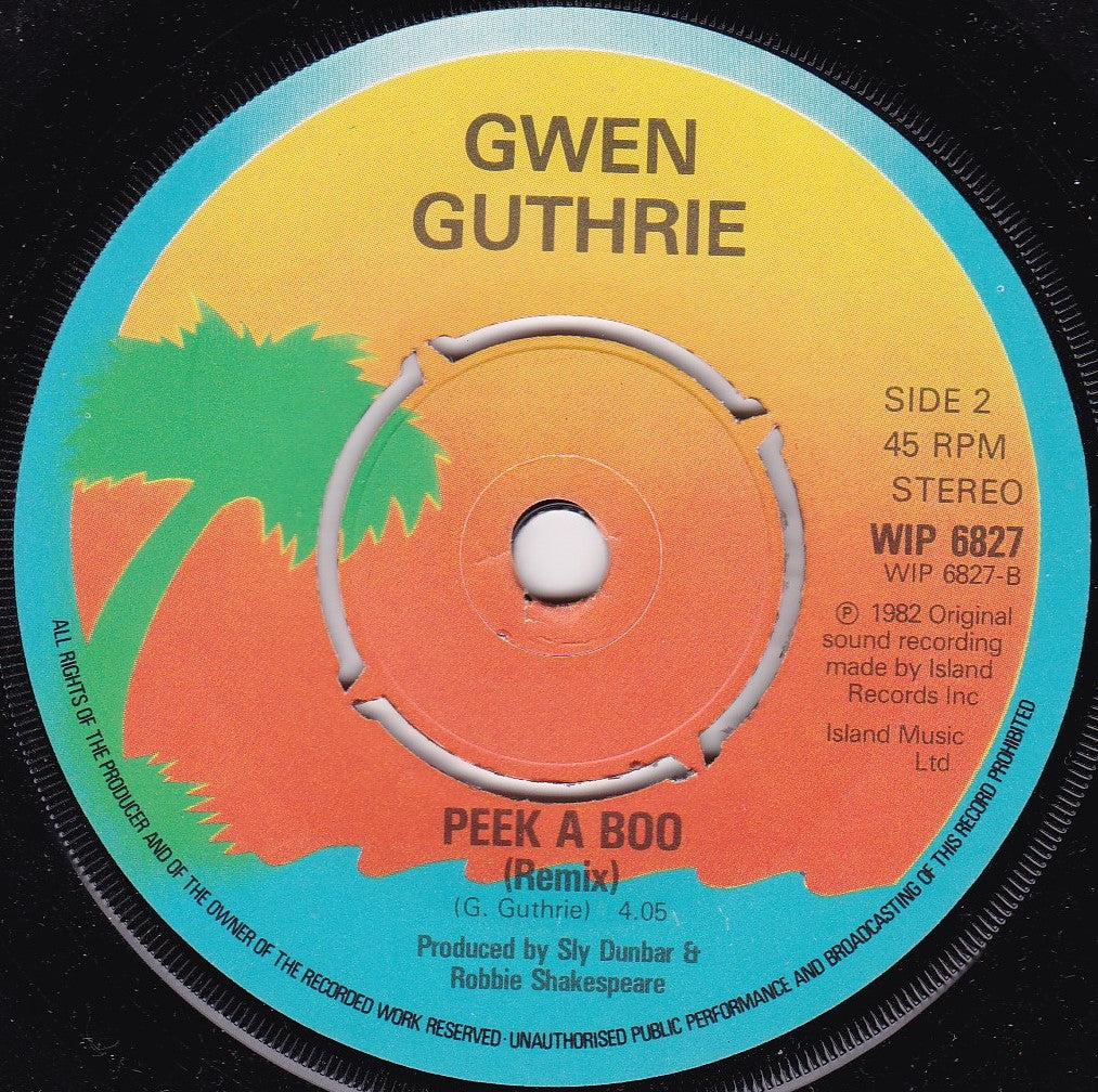 Gwen Guthrie – For You (With A Melody Too) (Island 1982) 7" vinyl single G+/-