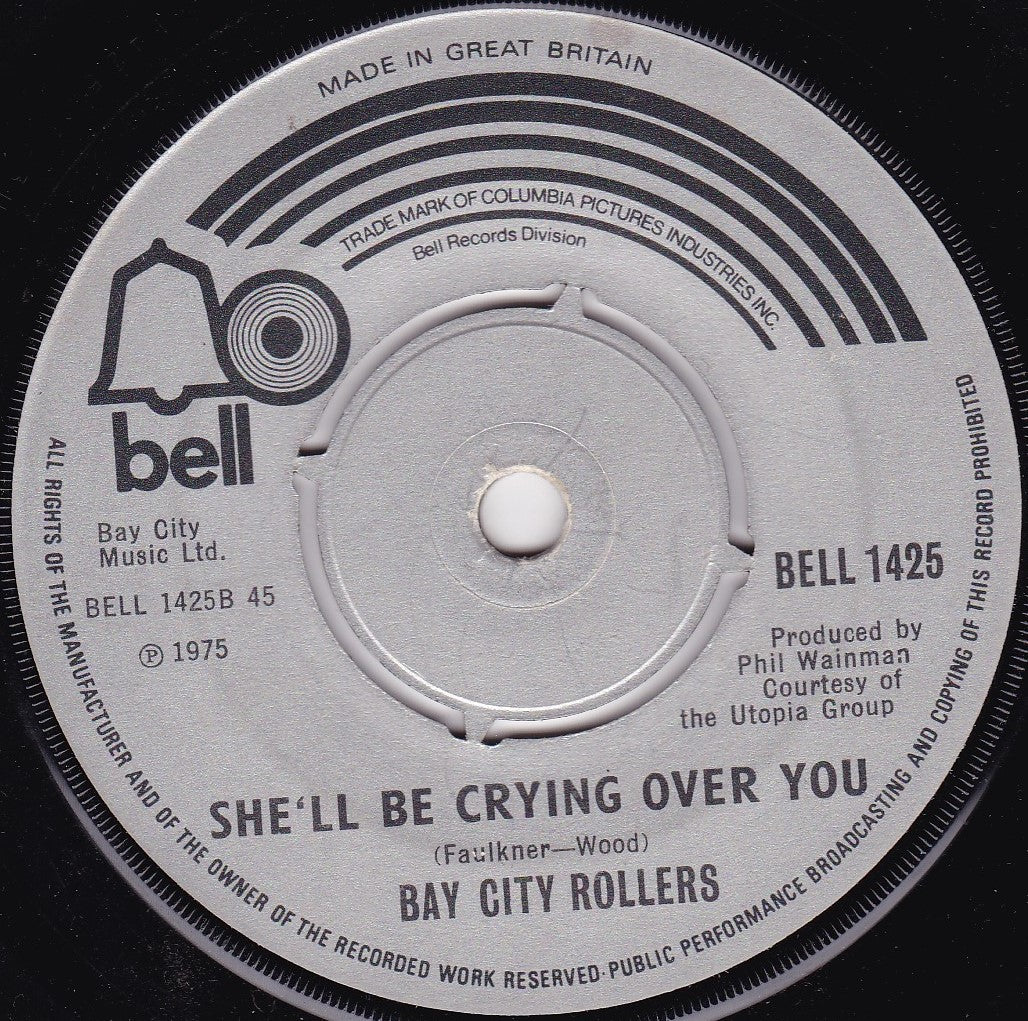 Bay City Rollers ‎– Give A Little Love (Bell 1975) 7" vinyl single G+/-