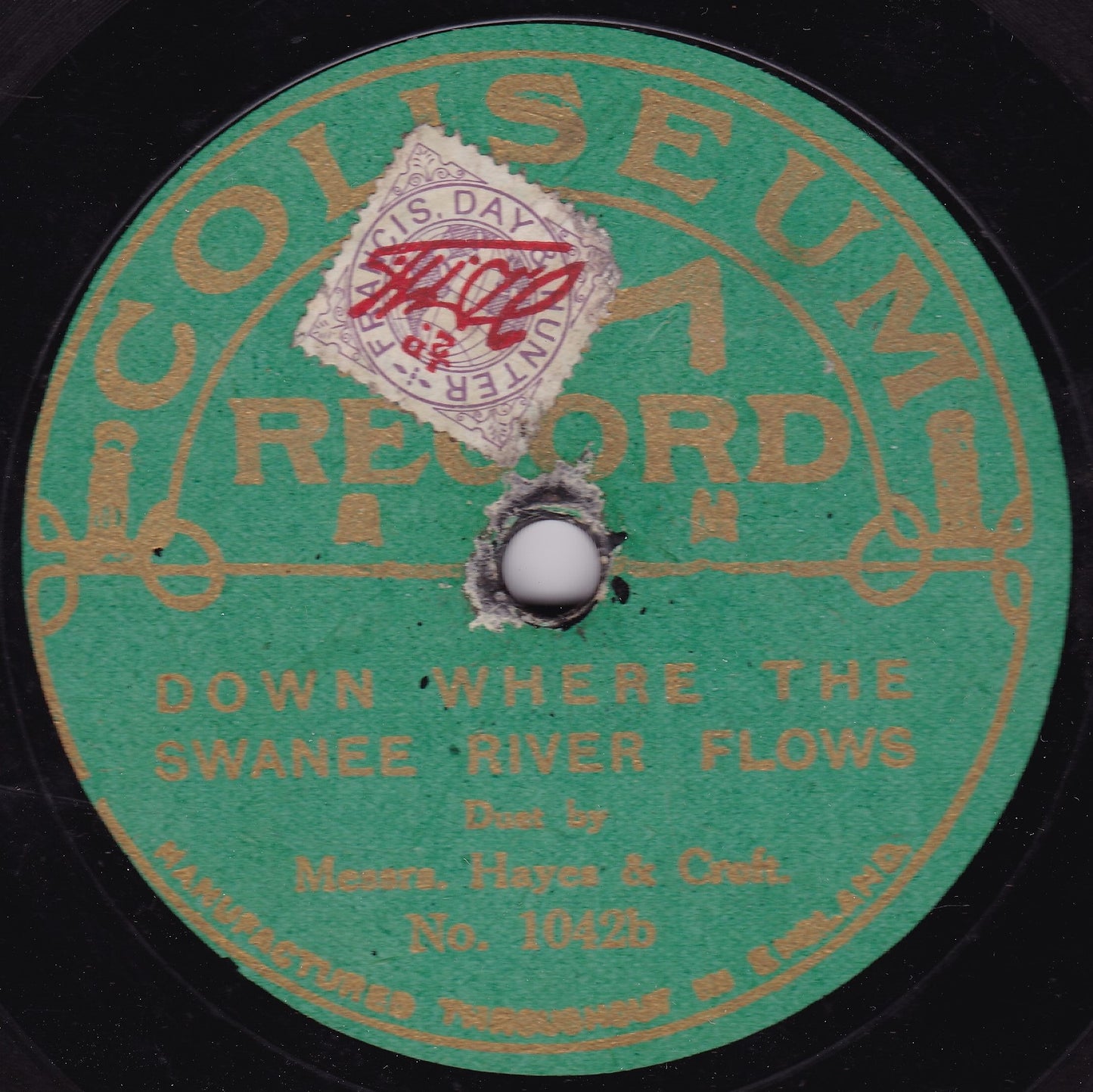 Hayes And Croft - Hello! Hawaii, How Are You (Coliseum) 10" shellac G+/-