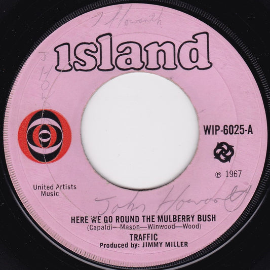 Traffic – Here We Go Round The Mulberry Bush (Island 1967) 7" vinyl single G+/- jukebox