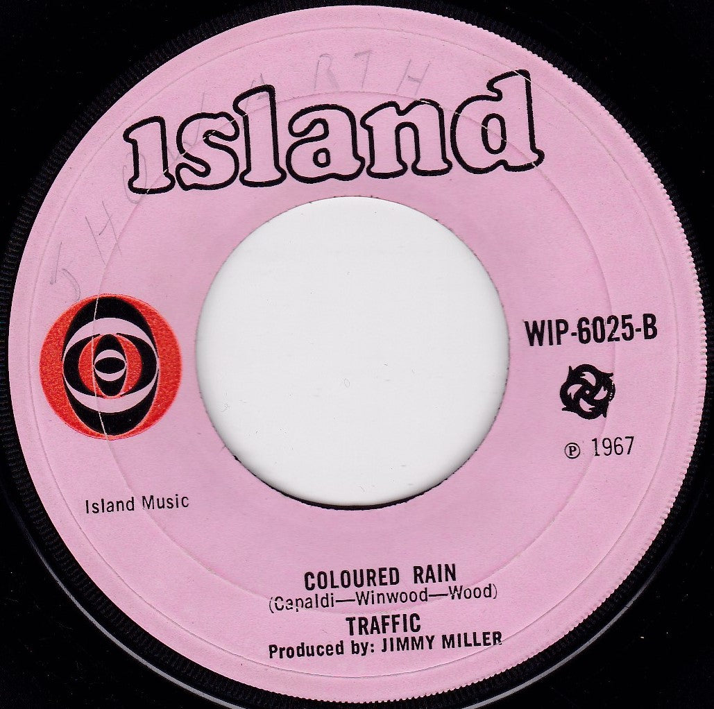 Traffic – Here We Go Round The Mulberry Bush (Island 1967) 7" vinyl single G+/- jukebox