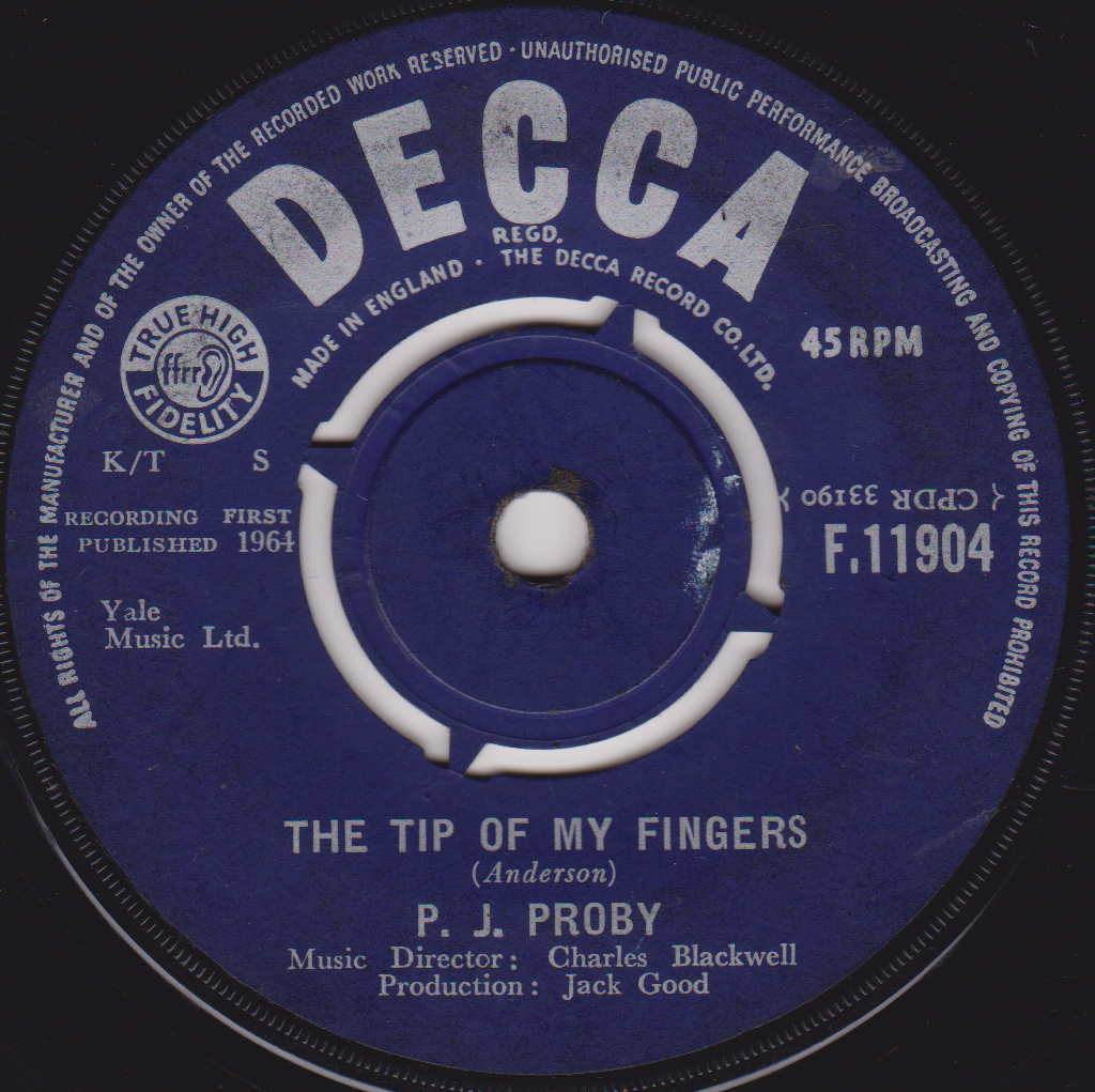 Decca record label with text and branding