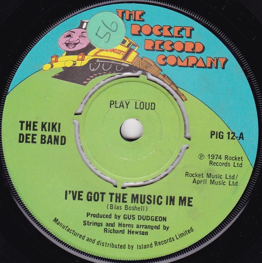 The Kiki Dee Band – I've Got The Music In Me (Rocket 1974) 7" vinyl single G+/-