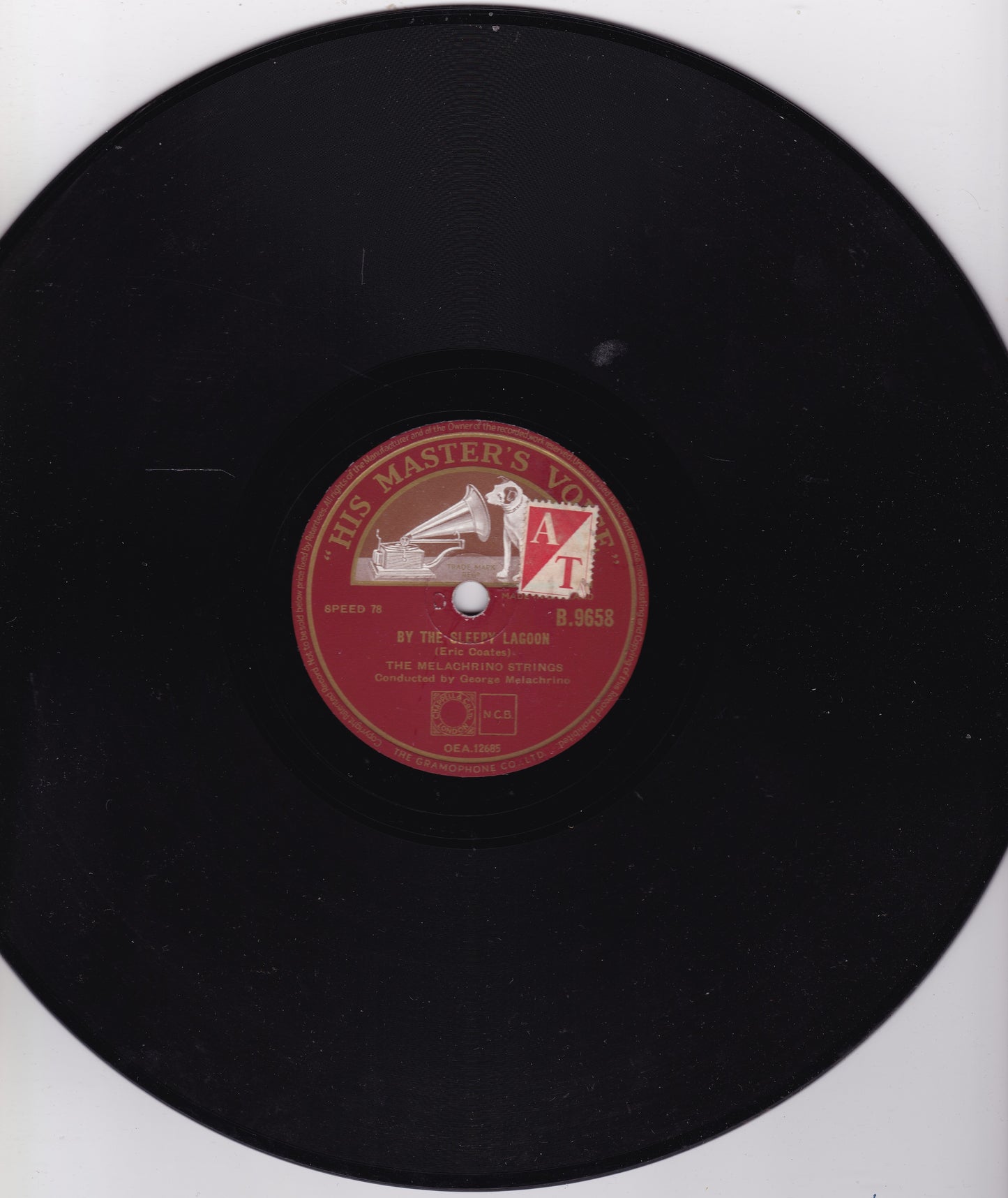 The Melachrino Strings ‎– Kiss Me Again (HMV 1948) 10" shellac VG/-