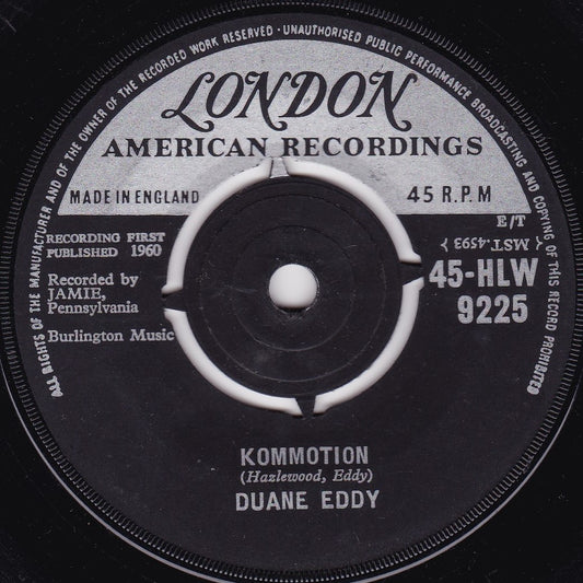 Duane Eddy – Kommotion (London 1960) 7" vinyl single G+/-