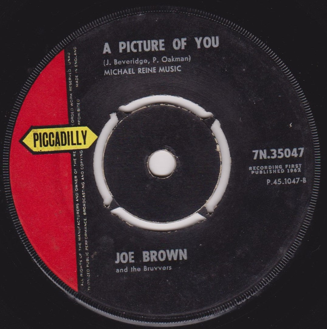 Joe Brown And The Bruvvers ‎– A Lay-About's Lament (Piccadilly 1962) 7" vinyl single VG/-