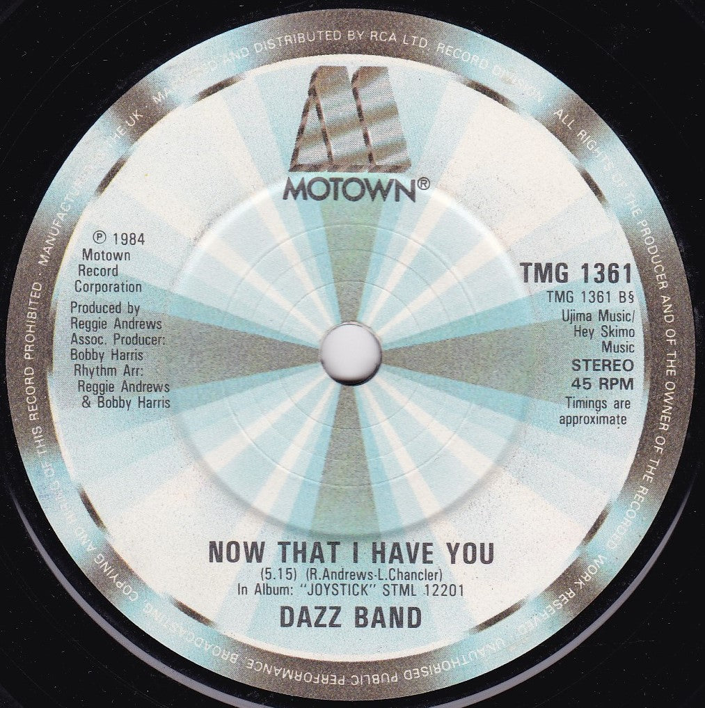 Dazz Band ‎– Let It All Blow (Motown 1984) 7" vinyl single G+/-