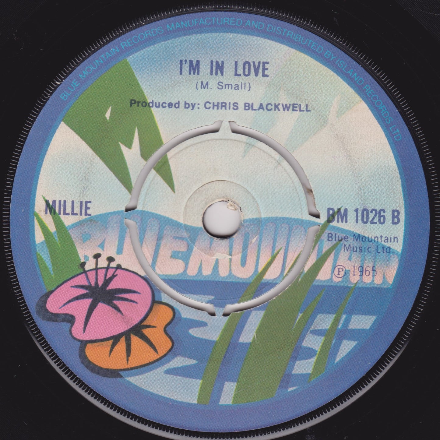 Millie – My Boy Lollipop (Blue Mountain) 7" vinyl single VG/-