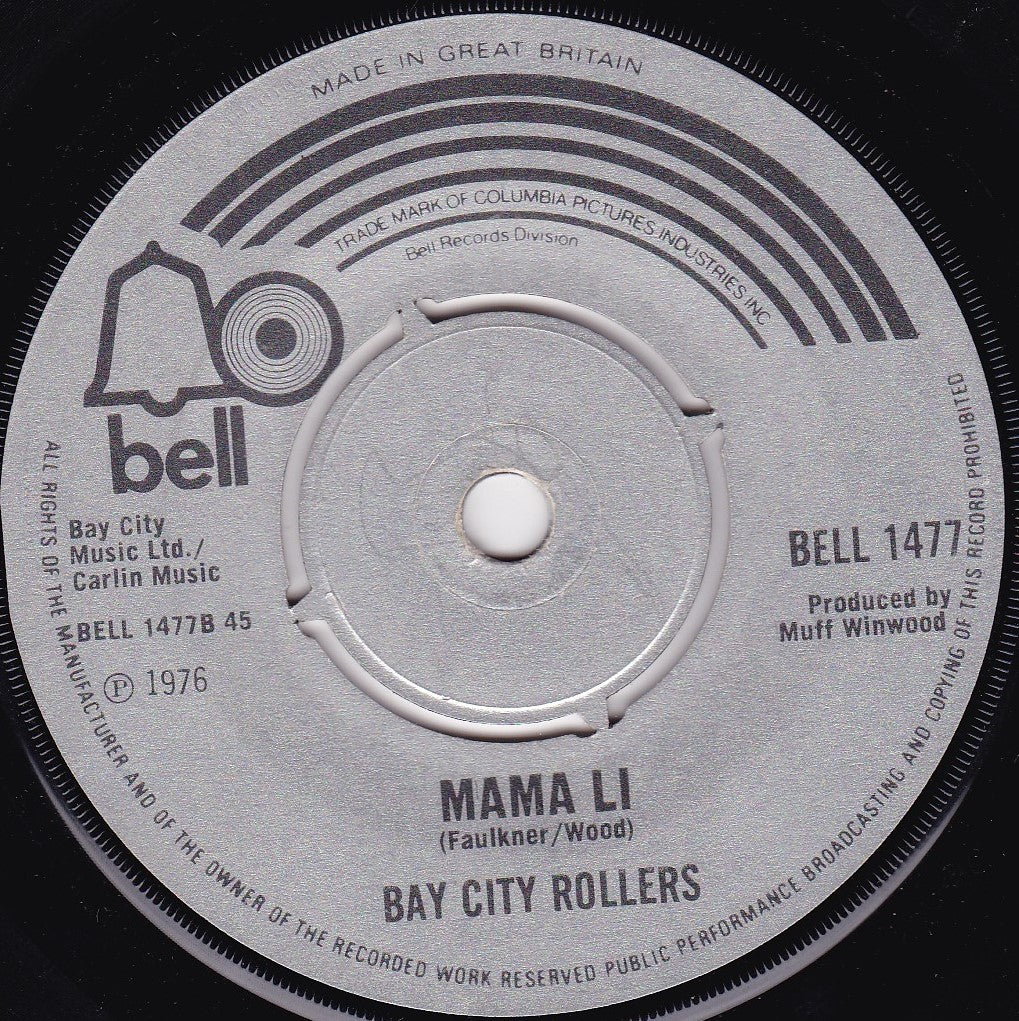 Bay City Rollers ‎– Love Me Like I Love You (Bell 1976) 7" vinyl single G+/-