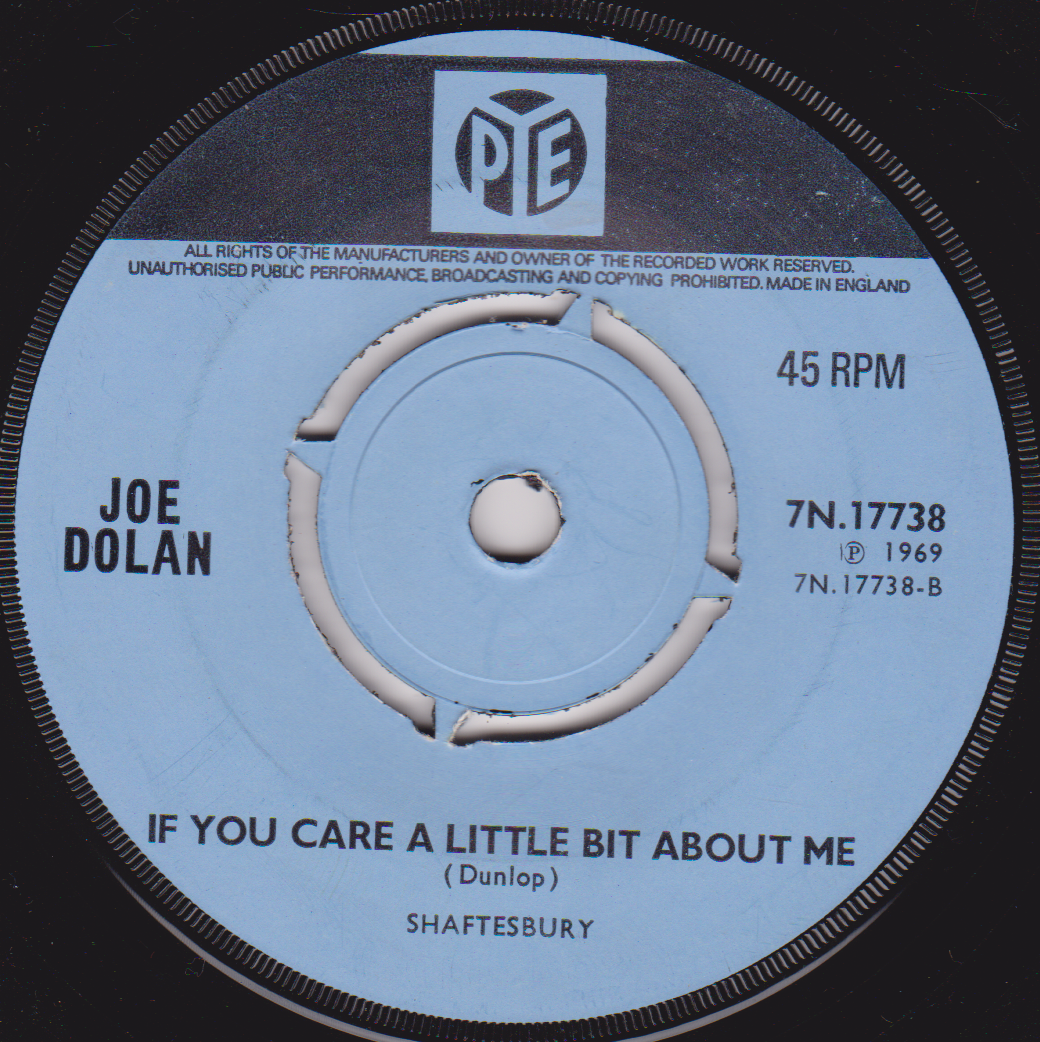 Joe Dolan ‎– Make Me An Island (Pye 1969) 7" vinyl single VG/-