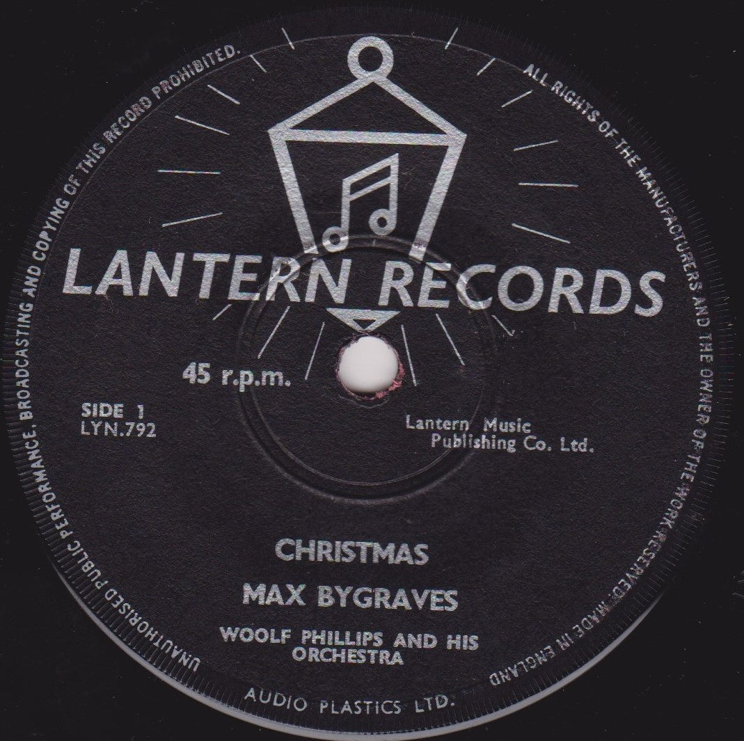 Max Bygraves – Christmas / White Christmas (Lantern 1965) 7" vinyl single VG/-