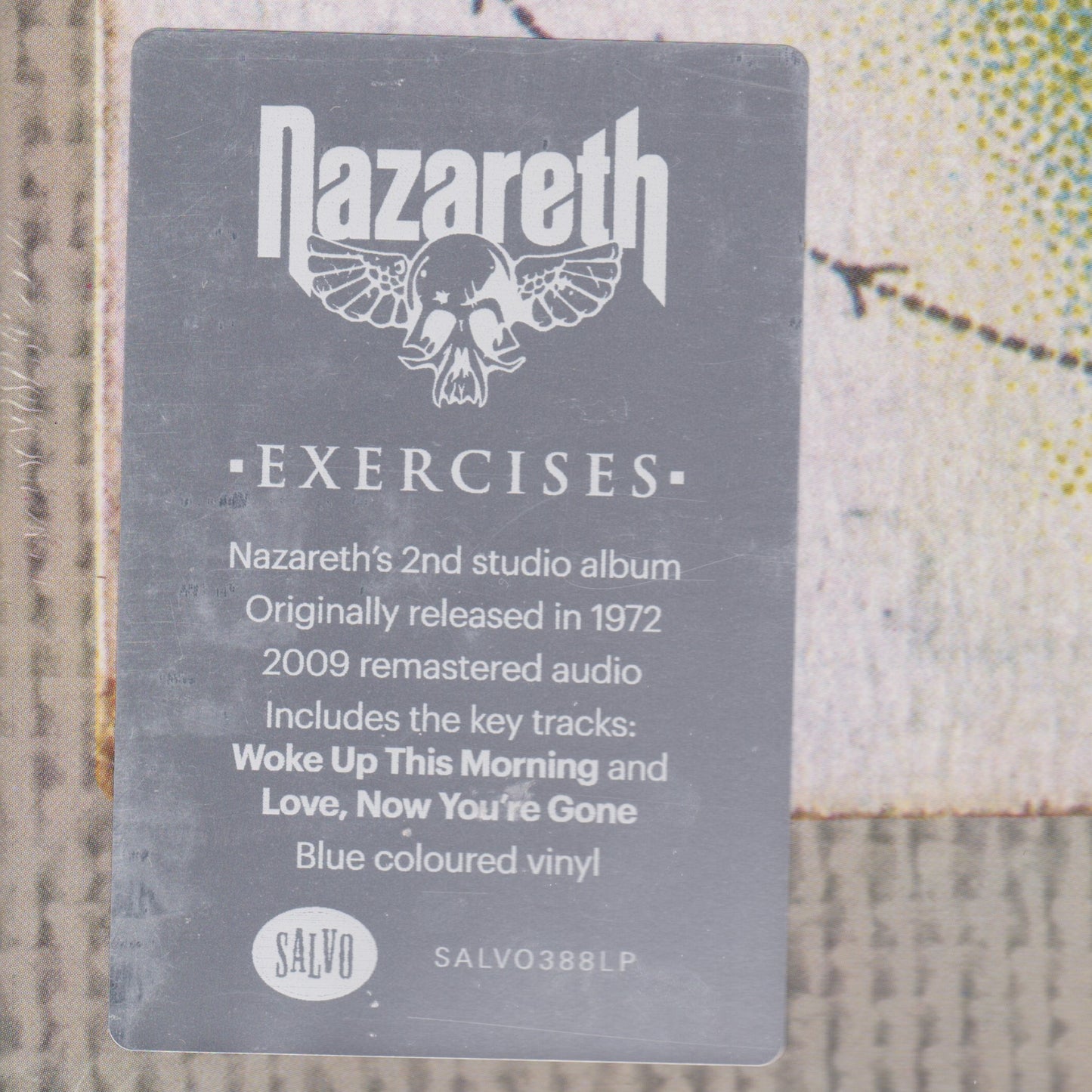 Nazareth – Exercises (Salvo 2019) 12" blue vinyl LP New