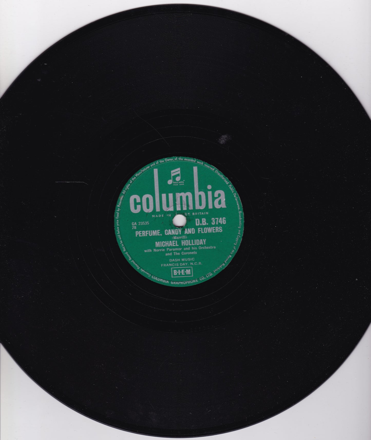 Michael Holliday – Nothin' To Do (Columbia 1956) 10" shellac VG/-