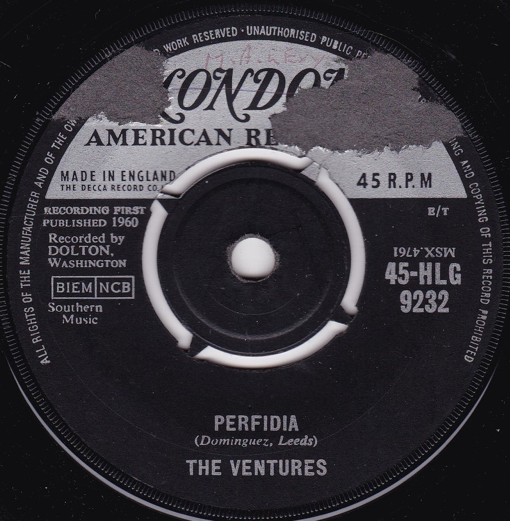 The Ventures – Perfidia (London 1960) 7" vinyl single G+/-