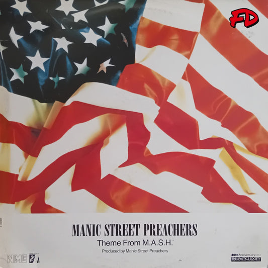 Manic Street Preachers - Theme From M.A.S.H. (Columbia 1992) 12" vinyl single VG/VG