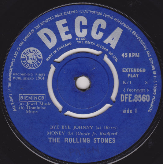 The Rolling Stones – The Rolling Stones (Decca 1964) 7" vinyl EP G+/-