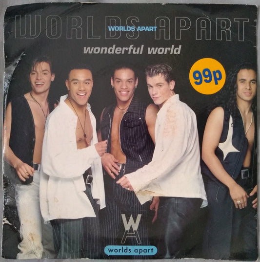 Worlds Apart – Wonderful World (Arista 1993) 7" vinyl single VG/VG