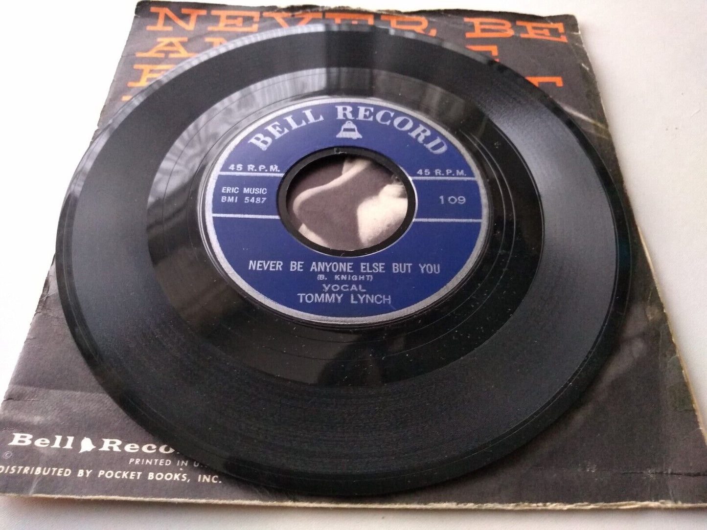 Tommy Lynch - Never Be Anyone Else But You (Bell 1959) 7" vinyl US single VG/G+