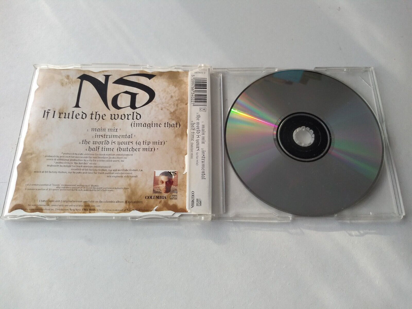 Nas - If I Ruled The World (1996) CD single