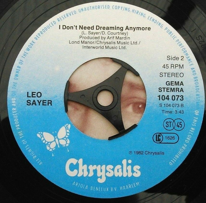 Leo Sayer – Have You Ever Been In Love (Chrysalis, 1981) 7" vinyl single VG/-