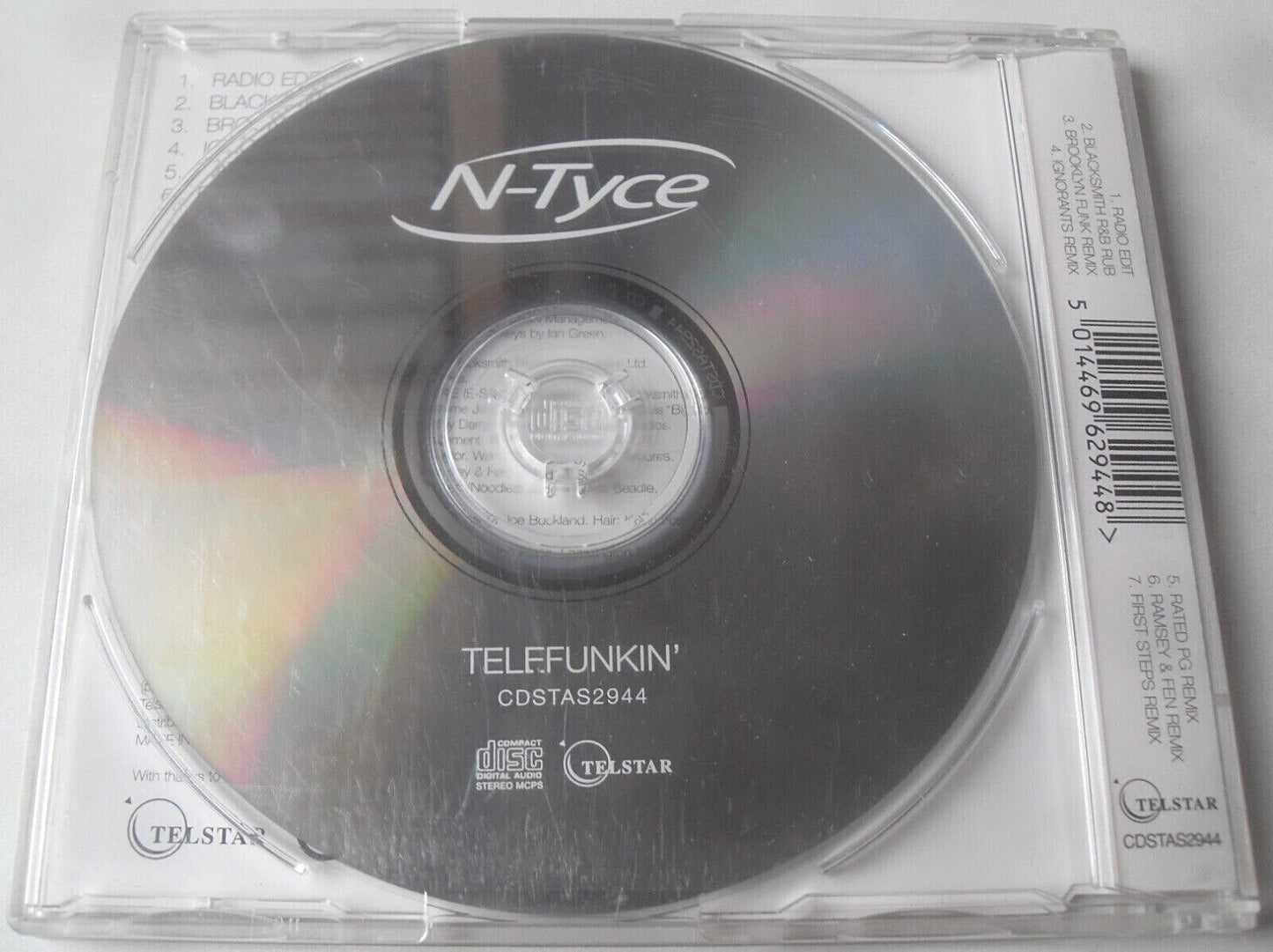 N-Tyce – Telefunkin' (1998) CD single