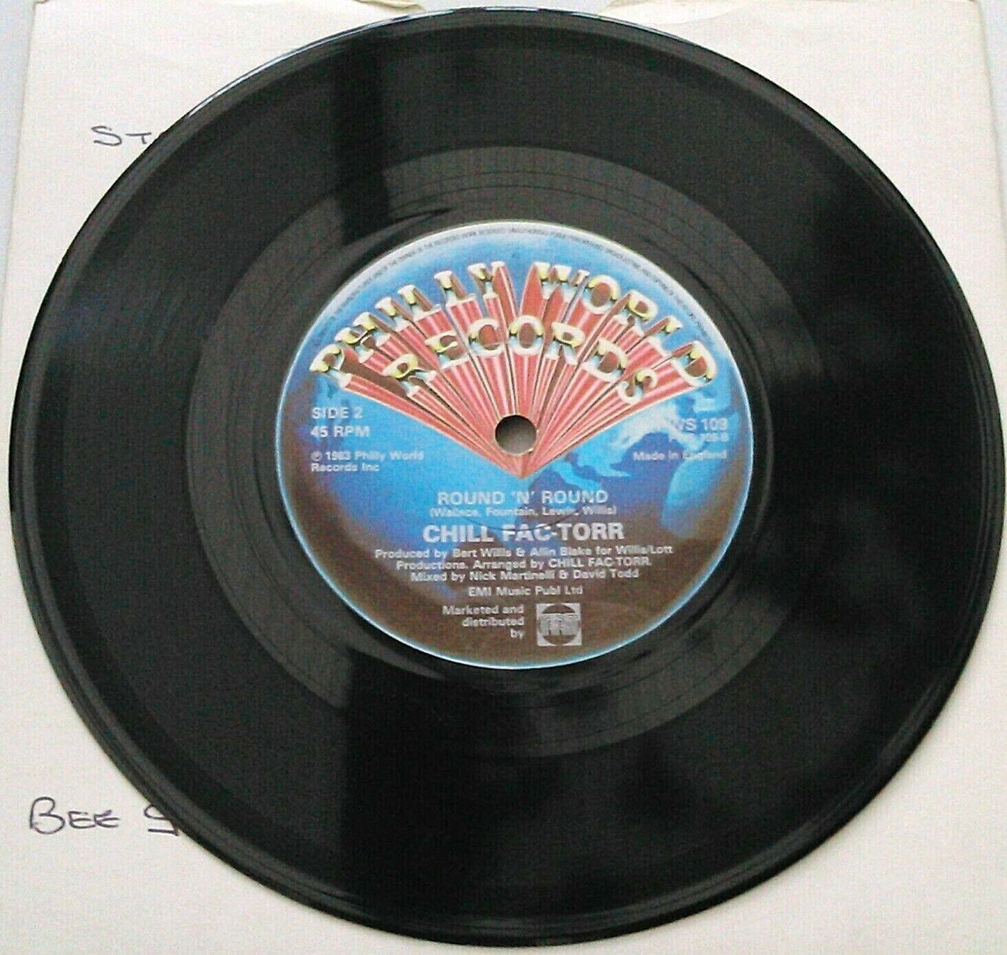 Chill Fac-Torr - Twist (Round 'N' Round) (Philly World, 1983) 7" vinyl single VG