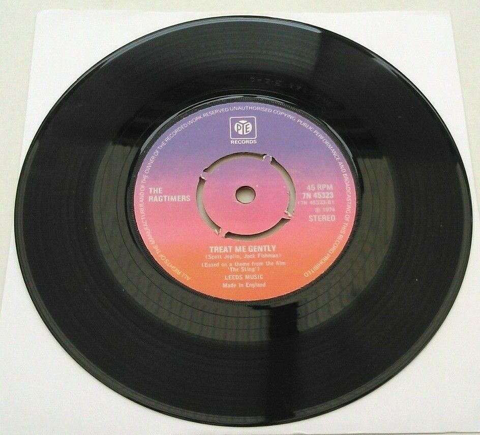 The Ragtimers - The Sting (Pye, 1974) 7" vinyl single VG/-