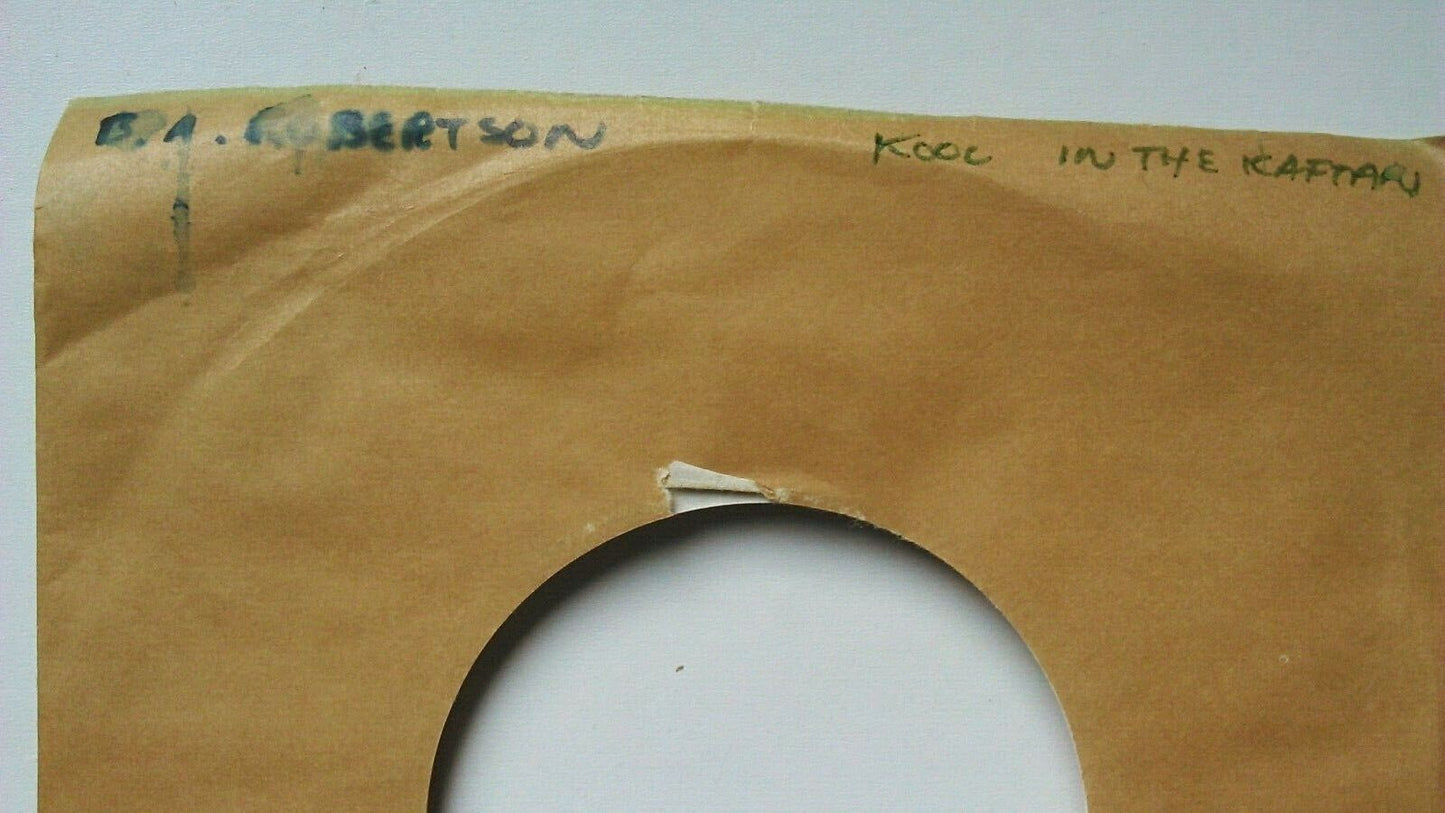 B. A. Robertson – Kool In The Kaftan (Asylum, 1980) 7" vinyl single VG/-