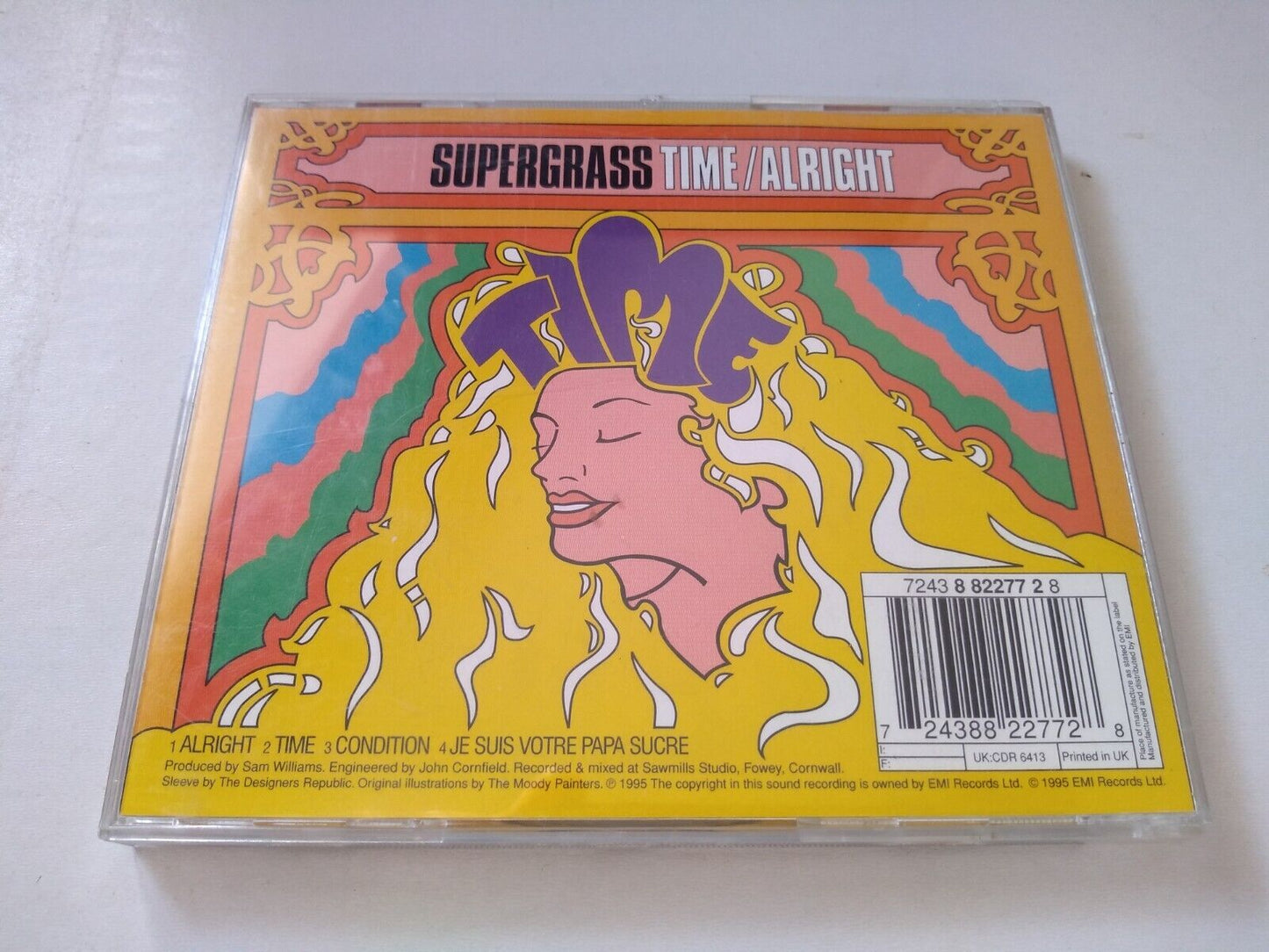 Supergrass - Alright / Time (1995) CD single