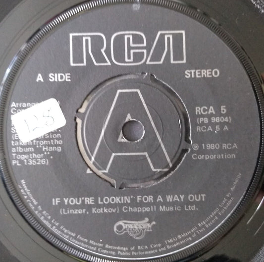 Odyssey - If You're Lookin' For A Way Out (RCA 1980) 7" vinyl single VG/-