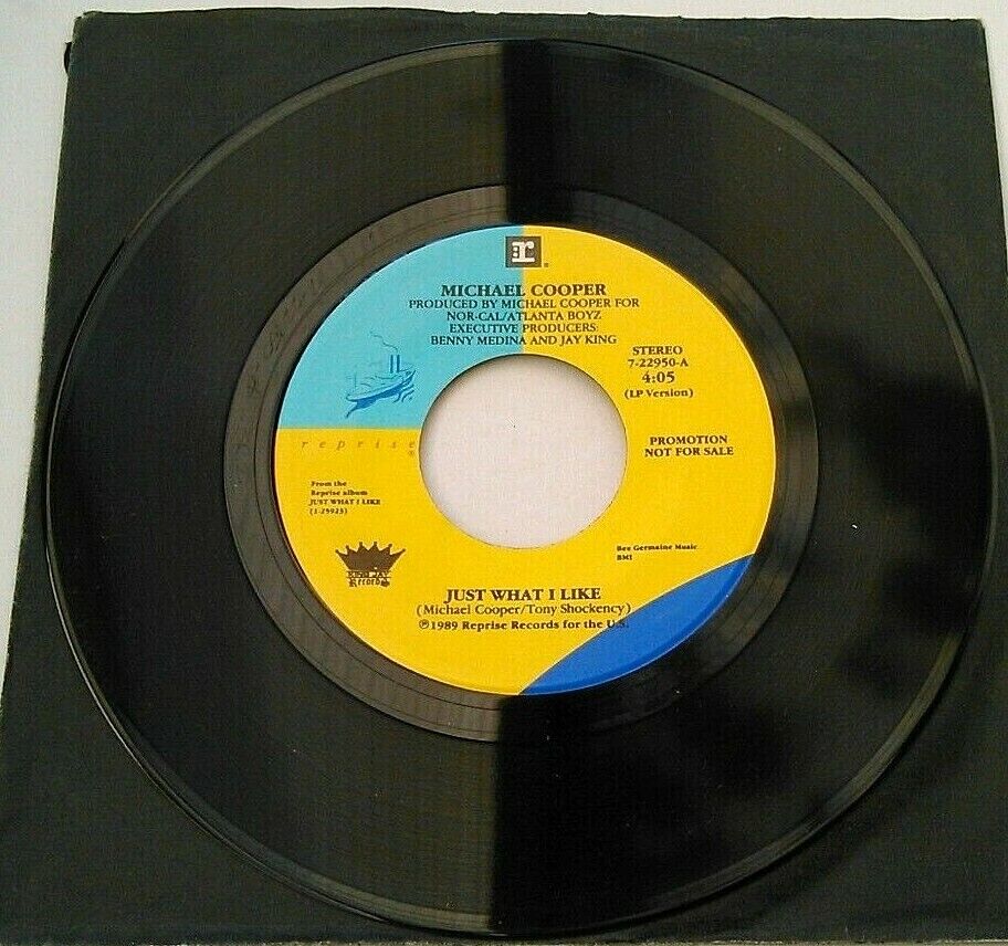 Michael Cooper - Just What I Like (Reprise, 1989) 7" vinyl single VG/- US promo