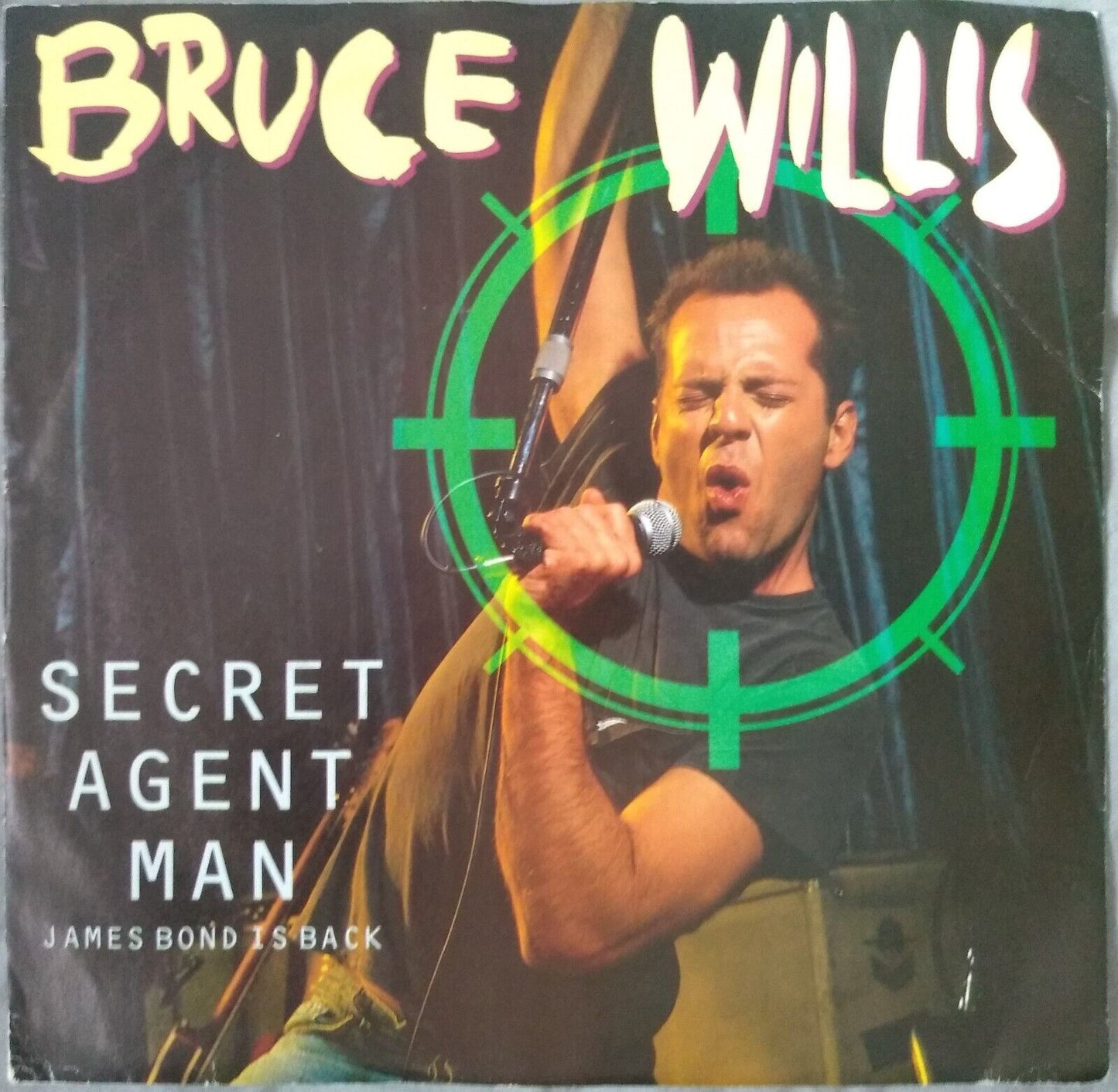 Bruce Willis - Secret Agent Man - James Bond Is Back (Motown 1987) 7" promo VG