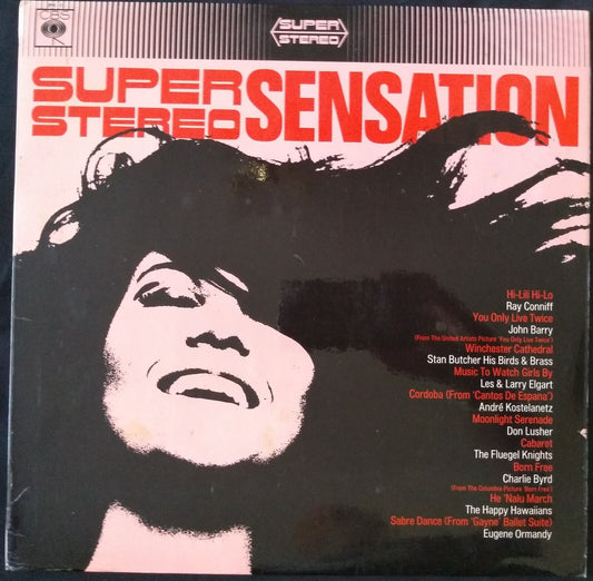 Various - Superstereo Sensation (CBS 1967) 12" vinyl LP VG/VG compilation