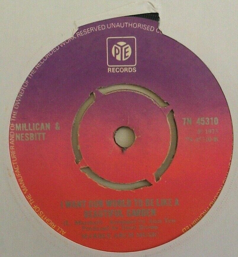 Millican And Nesbitt - Vaya Con Dios (Pye, 1973) 7" vinyl single VG/-