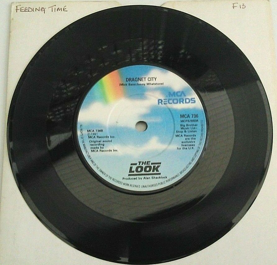 The Look - Feeding Time (MCA, 1981) 7" vinyl single VG/-