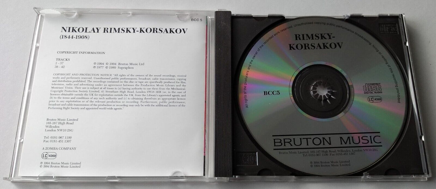 Rimsky-Korsakov, RPO - Scheherezade (Bruton 1994) CD album