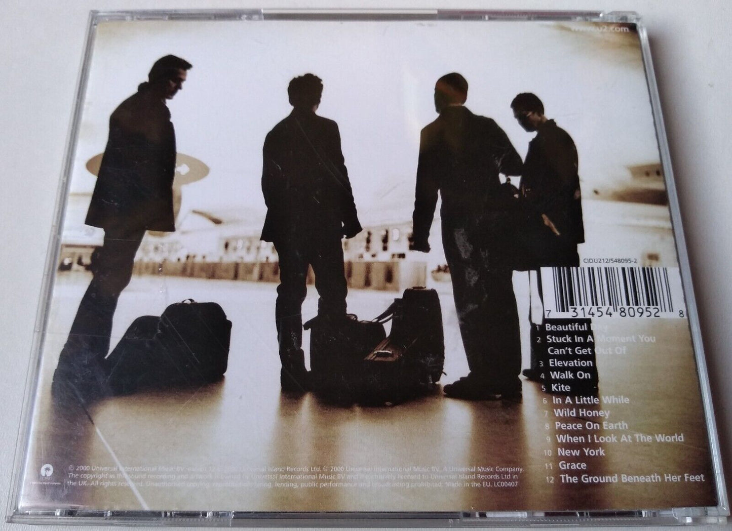 U2 – All That You Can't Leave Behind (2000) CD album