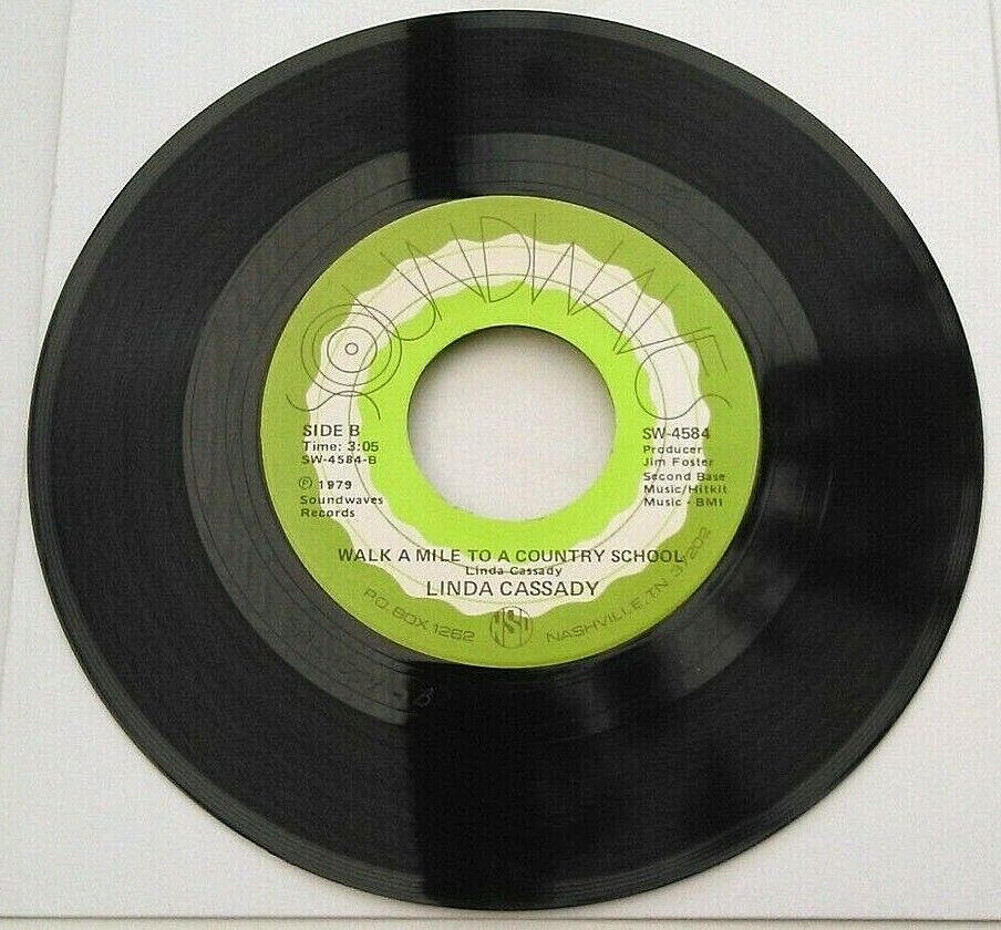 Linda Cassady - Dusty Raven (Soundwaves, 1980) 7" vinyl single VG/- US jukebox