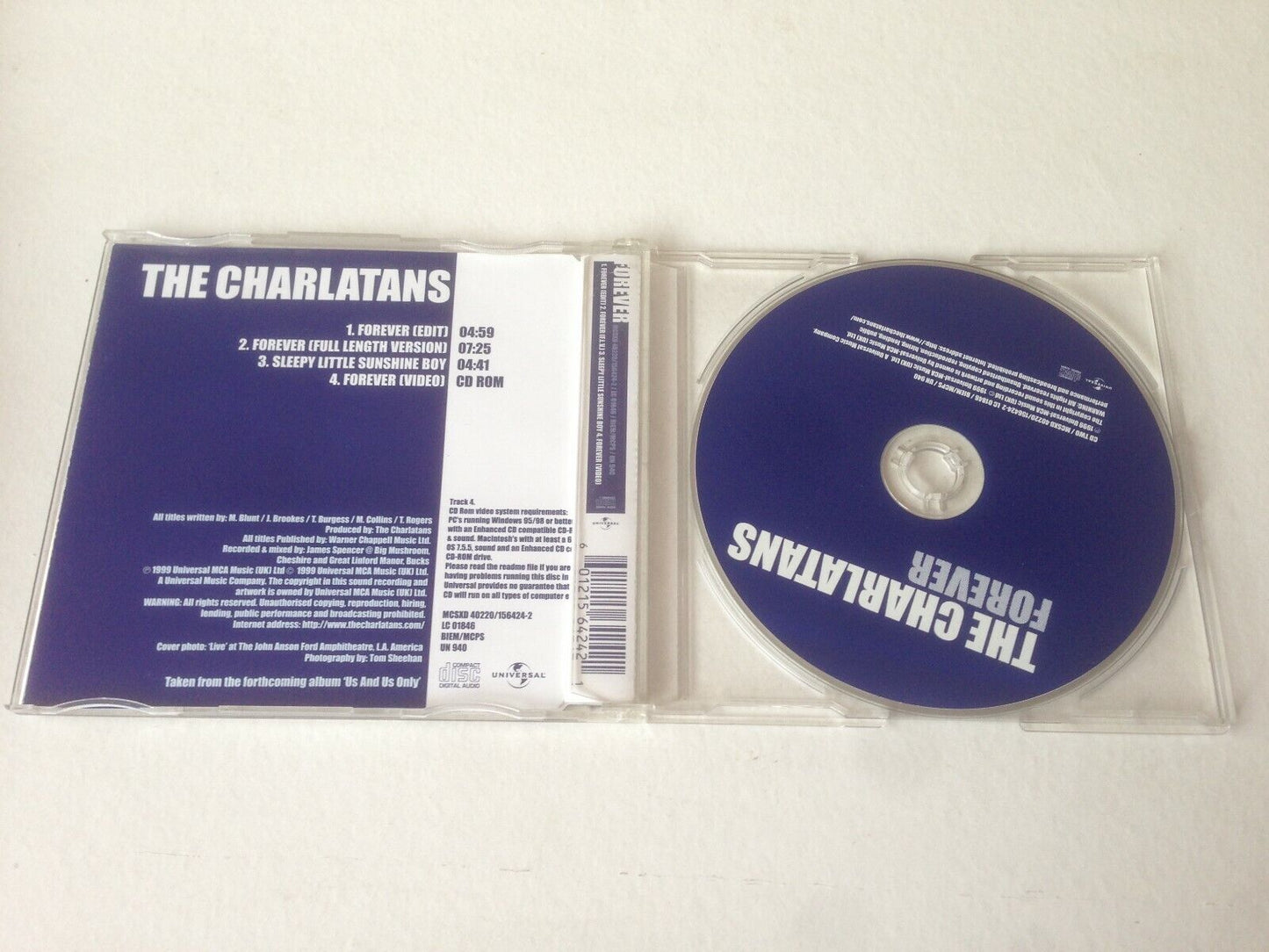 The Charlatans – Forever (1999) enhanced CD single